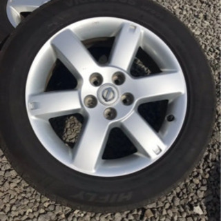 エクストレイル 純正ホイール組　夏タイヤ　バリ目