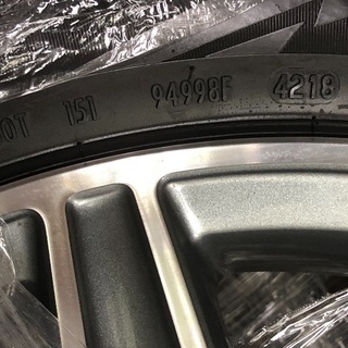 メルセデスベンツCクラスAMGホイール付きスタットレスタイヤ