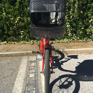 【千葉市】SUNNOREL サンノレル　子供乗せ自転車　20インチ　赤 BBA適合車