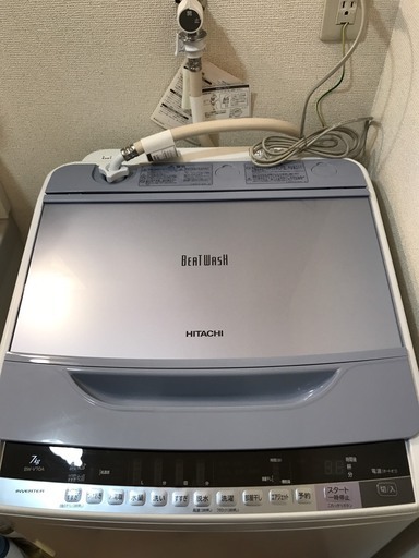 (M様決定)（美品）日立 ビートウォッシュ 全自動洗濯機BW-V70A A （7kg）ブルー