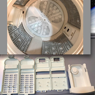 (M様決定)（美品）日立 ビートウォッシュ 全自動洗濯機BW-V70A A （7kg）ブルー