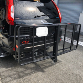 美品！！使用回数1回★カート製ヒッチキャリア（カーゴ）★積載量問題も解決！！