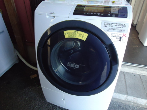 【エコプラス小倉南店】日立 洗濯機 ＢＤ-SG100B 2017年製 10㎏ 中古品