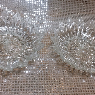 ガラスお皿２枚セットの画像