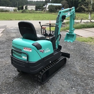 ヤンマー B08 Scoppy ユンボ バックホー 油圧ショベル ゴムキャタ 0.8トン 1トン