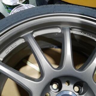 215/40R18 30プリウス　ＰＣＤ100　ＷＯＲＫ　ワーク　１８インチ　+47　ブロンズ