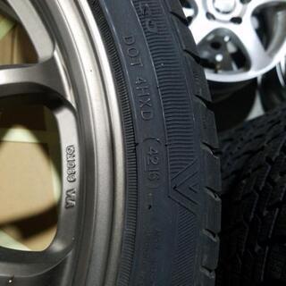 215/40R18 30プリウス　ＰＣＤ100　ＷＯＲＫ　ワーク　１８インチ　+47　ブロンズ