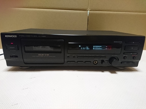 【整備済み動作品！】KENWOOD KX-7060S ドルビーS搭載 3ヘッドカセットデッキ 1995年 定価55,000円 調整メンテナンス済み