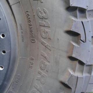 ランクル　ラグナ　デザートレーサー　315 75 R16 タイヤホイール　エンケイバハ風　タイヤ TOYO OPEN CUNTORY 　オープンカントリー