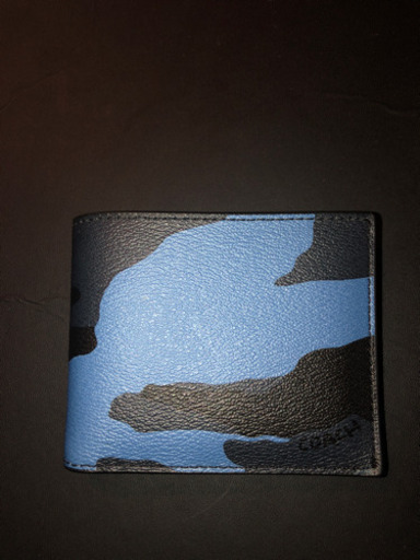 コーチ Coach 財布 メンズ 二つ折り財布 迷彩柄 カモフラージュ レザー mrx 浦川 英治 石山寺の小物 財布 の中古 古着あげます 譲ります ジモティーで不用品の処分