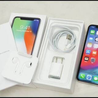 美品 SIMフリー iPhone X 256GB シルバー MQC22J/A バッテリー91 美品 SIMフリー iPhone X 256GB シルバー MQC22J/A バッテリー91