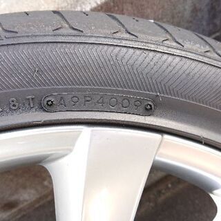 WEDS ZEA シルバー ホイール&タイヤ4本セット