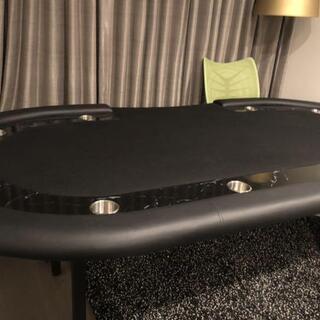 Poker table　ポーカーテーブル　本格的　チップ大量　カジノ用品