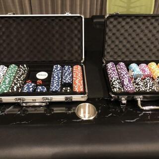 Poker table　ポーカーテーブル　本格的　チップ大量　カジノ用品