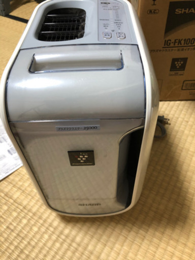 SHARP プラズマクラスター加湿イオン発生器(IG-FK100)