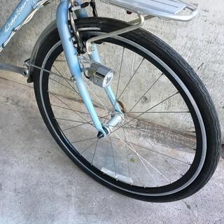 値下げします❗25000円→20000円　状態良好！！子供向け24インチ　クロスバイク khodaa-bloom rail f-edition　オプション付き70000円相当