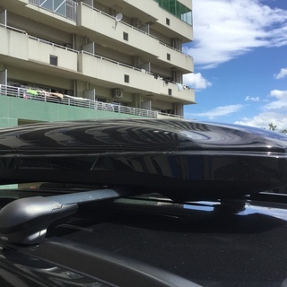 IINNOルーフボックス(BRQ55BK)エアロベース(ステーXS300+バーXB108+XB108)セット