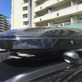 IINNOルーフボックス(BRQ55BK)エアロベース(ステーXS300+バーXB108+XB108)セット