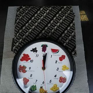 フルーツ掛時計新品未使用