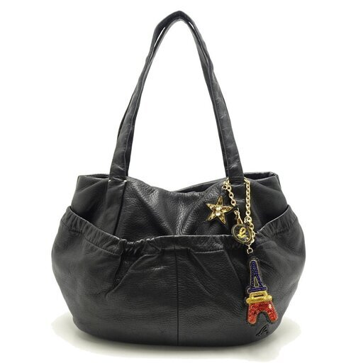アニエスベー ボヤージュ agnes b. VOYAGE トートバッグ 牛革 黒