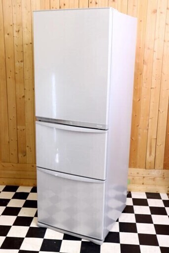 冷蔵庫　TOSHIBA GR-38ZY 2012年製　375L　シルバー　3ドア　ファミリータイプ　住まい　自動製氷