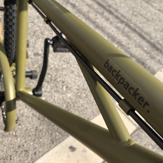 【新車】　BMX　backpacker. ６０９　マットオリーブ