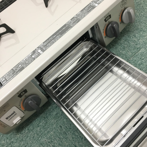 配達無料地域あり＊リンナイ プロパンガスコンロ 2018年製＊