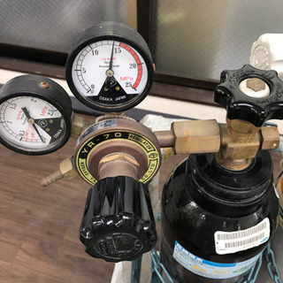 圧力調整器&スタンド付き 酸素ガス アルゴンガス ボンベ