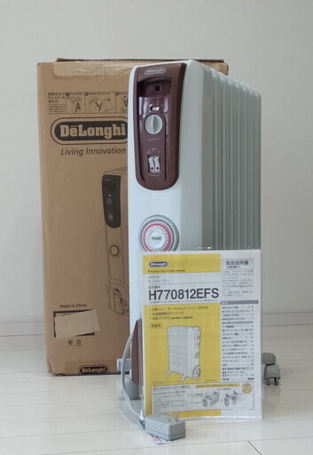 DeLonghi デロンギ オイルヒーター H770812EFS-BR 美品 お買い得