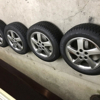 ☆ 2シーズン使用 9分山2本 ☆ マツダMPV純正アルミ ＋ スタッドレス4本 ☆215/55R18 ☆ ウィンターマックスWM01 ☆ 18×7J +45 114.3-5H マツダmpv タイヤ、ホイール(車のパーツ)の中古が安い！激安で譲ります