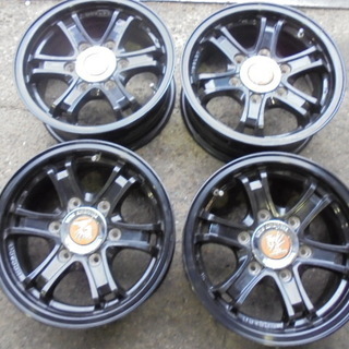 4本set WEDS ADVENRURE 15×6J 139.7/6H +33　美品