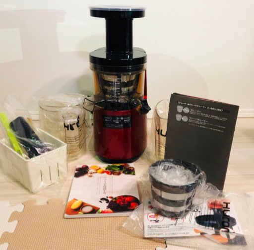 未使用品】ヒューロム スロージューサー HY-FR11 フェラーリレッド