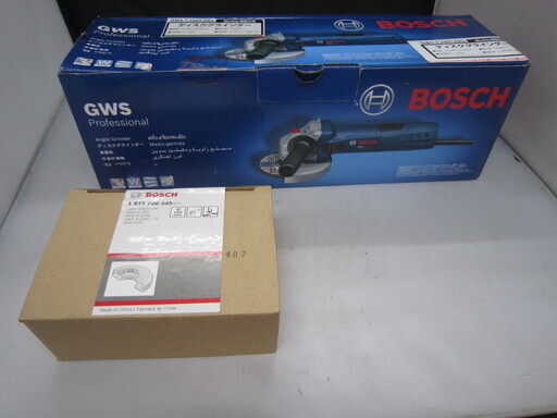 【エコプラス門司店】ボッシュ　ディスクグラインダ　GWS7-100TJW　砥石カバー付　未使用品　BOSCH