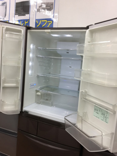 中古近郊自社便可 送料格安 600L パナソニック 6ドア冷蔵庫 NR-F603HPX-T 2017年製 パーシャル搭載 フレンチドア  マチュアブラウン 6ヶ月保証付き-COSMO SPACE online