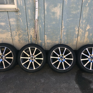 トヨタ TRD 17インチ アルミホイールタイヤ4本セット