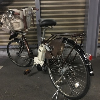 電動自転車　ブリヂストン　アンジェリーノ　22/26インチ メタリックブラウン
