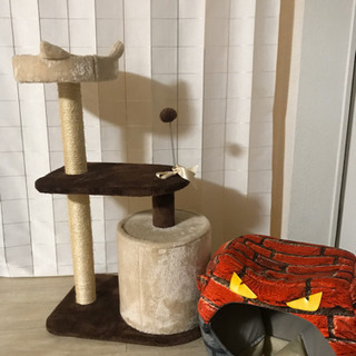 猫用品キャットタワー、キャットベットセット
