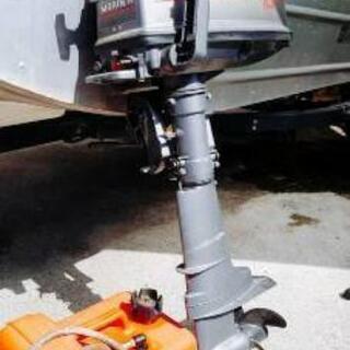 MARINER5馬力船外機、モーターガイドstealth250 25lbs.