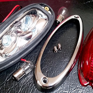 US仕様新品 ポルシェ356 スピードスター テールレンズ テールライト カスタム usdm 旧車 ホットロッド ローライダー アメ車 ビートル ワーゲン