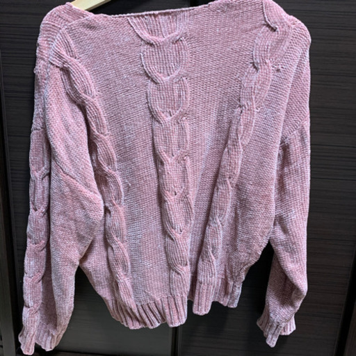 レディースニットセーターdiscoat ディスコートピンク Yu Ha Ni 古川橋の服 ファッションの中古 古着あげます 譲ります ジモティーで不用品の処分