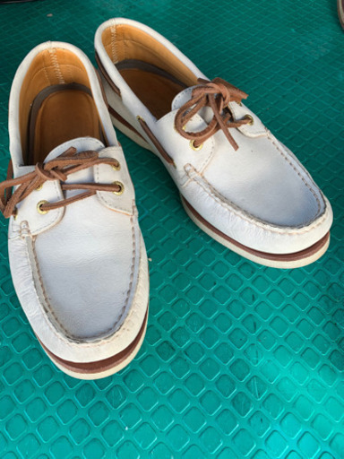 メンズ白ローファー Perfect 洛西口の靴 革靴 の中古あげます