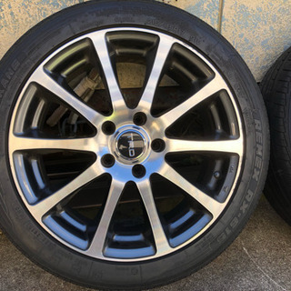 トヨタ TRD 17インチ アルミホイールタイヤ4本セット