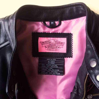 ハーレーダビッドソン♡本革ジャケット ピンクハーレー♡