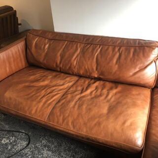 【取引中】five by five アクタス本革レザーソファ　レザークッション