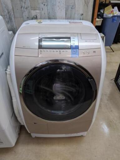 【新入荷！】2014年製 HITACHI 日立ドラム式洗濯乾燥機 ヒートリサイクル BD-V9600L 洗濯10kg 乾燥6kg BIG DRUM ナイアガラ洗浄 自動おそうじ 風アイロン