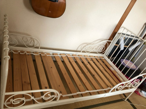 値下げ Ikeaのお姫様ベッド ヨーキー 光の森の家具の中古あげます 譲ります ジモティーで不用品の処分