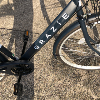 ＧＲＡＺｉE◆シマノ６段変速付２７インチ◆通学、通勤に最適な自転車◆ブラック【買取&販売　宮本リサイクル】