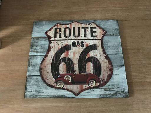 アメリカROUTE66プレートです。