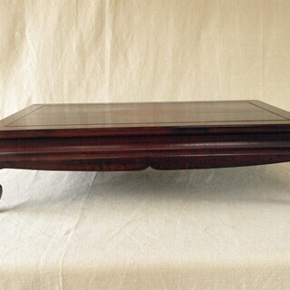 時代 上質唐木★漆塗り木製飾り台44.5cm★木製花台 香炉台 盆栽台 花台 花道 華道 茶 道 おすすめ！ 時代 上質唐木☆漆塗り木製飾り台44.5cm☆木製花台 香炉台