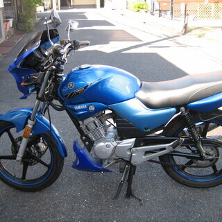 YBR125 少走行　エンジン好調　青カラー